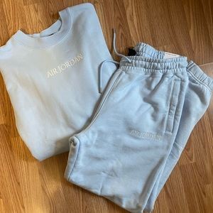 NWT Jordan oversized sweatsuit.